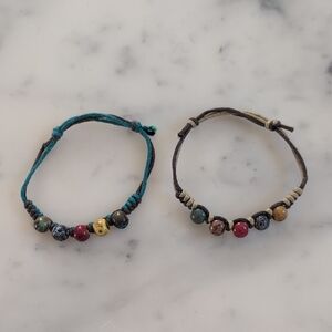 NWOT. Handcrafted Beaded Bracelets - Multicolor